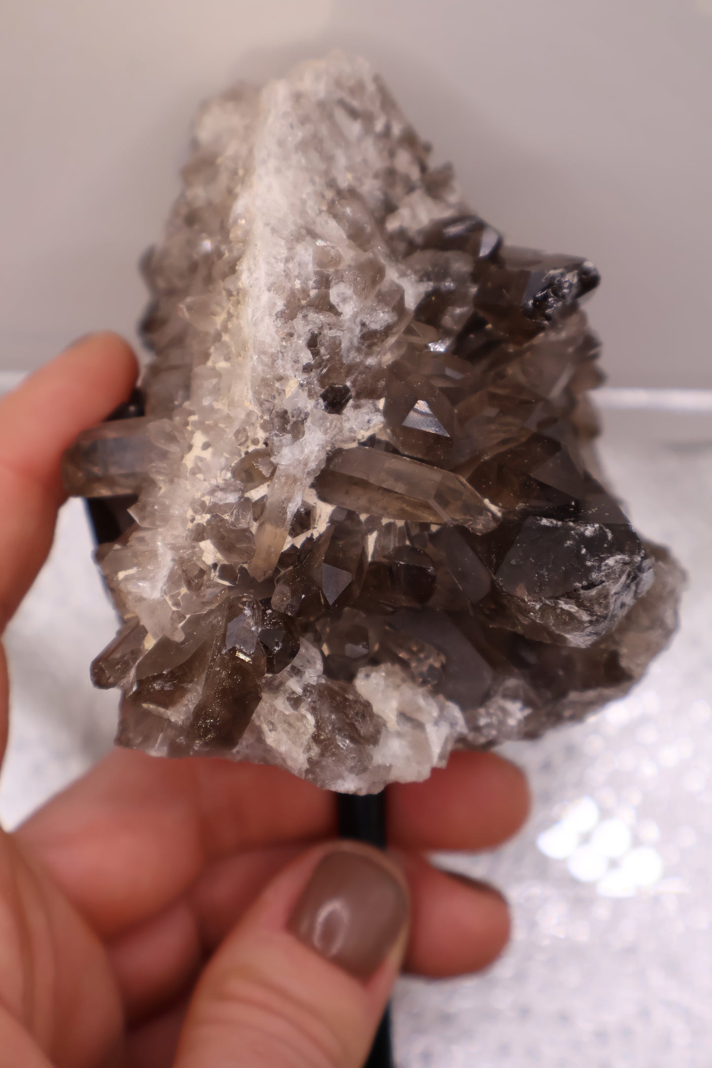 Smoky Quartz Stand 6"