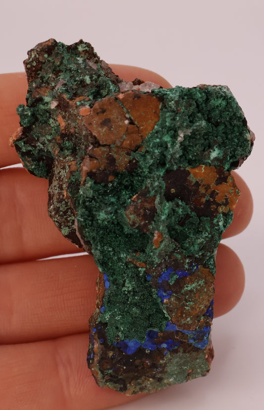 Malachite with Azurite