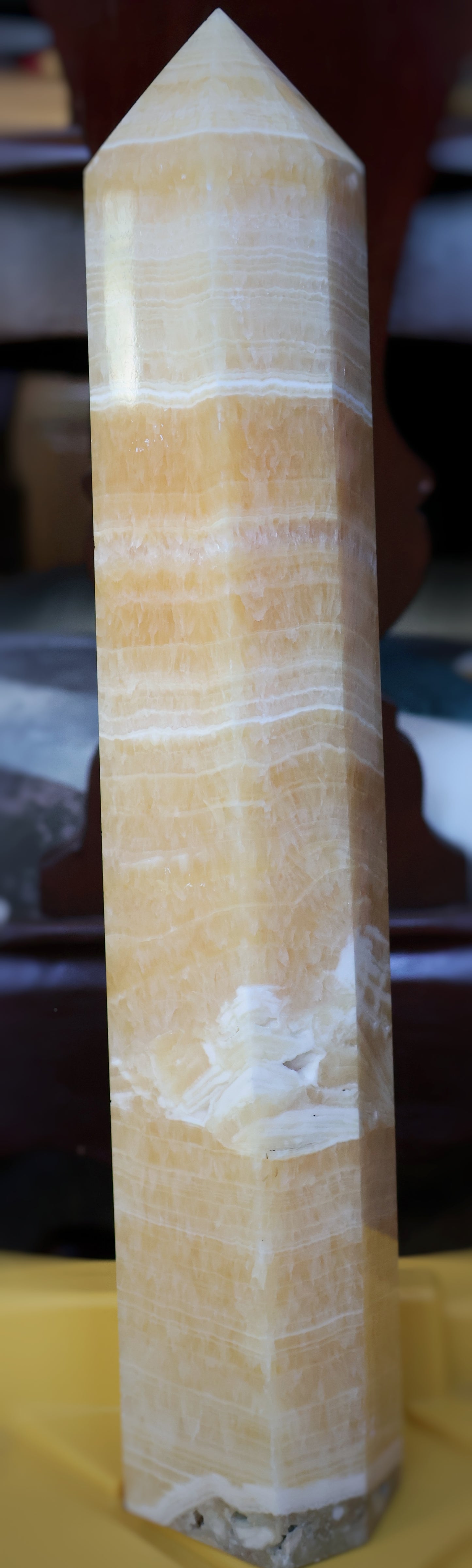 Yellow Calcite Tower
