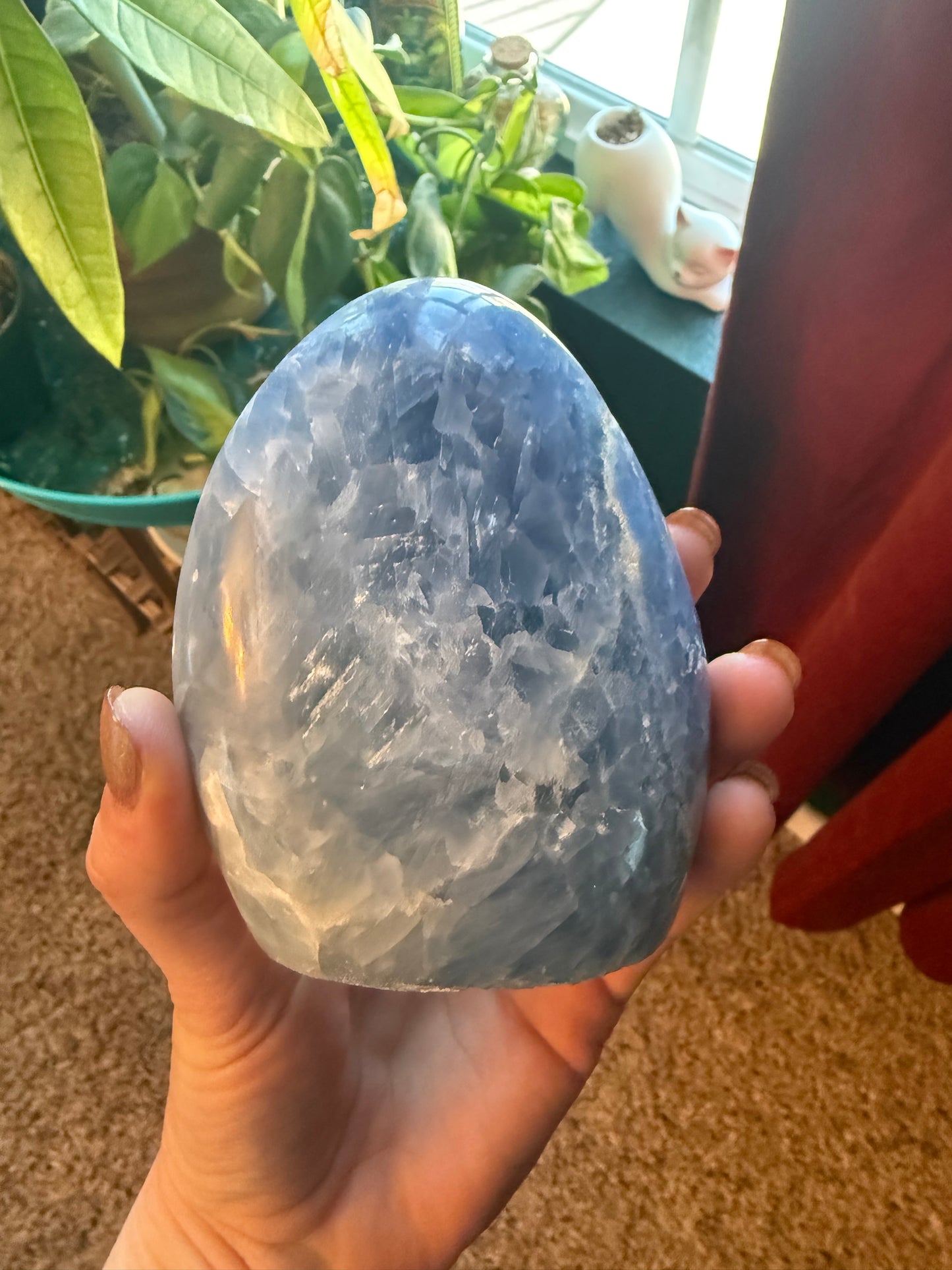 Blue Calcite Free Form