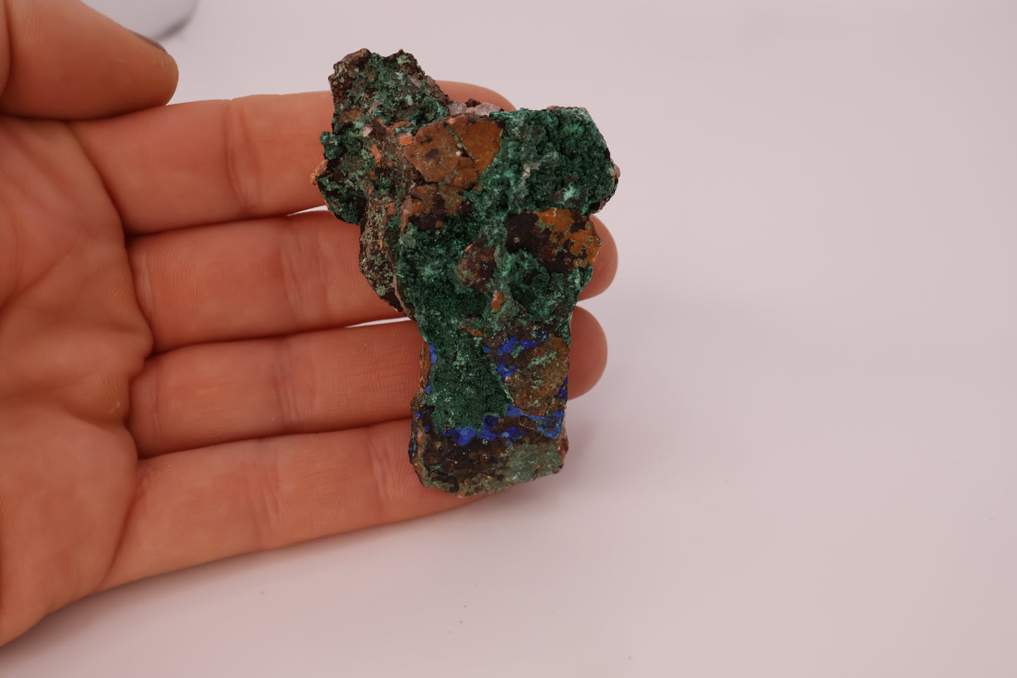 Malachite with Azurite